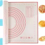 BaoWnylz Backmatte Silikon Groß 70x50cm, Silikonmatte Backen rutschfeste