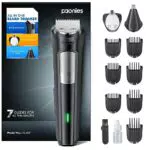 Barttrimmer Herren Haarschneidemaschine, All-in-1 Bartschneider Nasenhaartrimmer Kabellos