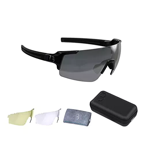BBB Cycling Fahrradbrille FullView, Herren und Damen Sportbrille Sonnenbrille