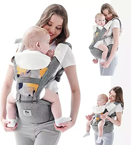 Bellababy Babytrage, All-In-One Babytrage für Neugeborene ab Geburt