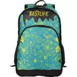 Bestlife Life JUST Rucksack, 49 cm, 43L, Blau/Gelb