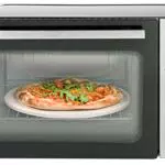 Bestron AOV31PS Kompakter Mini-Backofen mit Drehspieß und Pizzastein