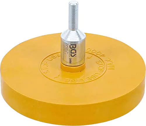 BGS 3999, Folienradierer, Ø 90 mm, inkl. Adapter, für Bohrmaschinen