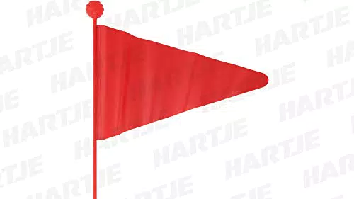 Bike Fashion Unisex  Erwachsene Sicherheitswimpel-03191723 Sicherheitswimpel