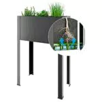 Bio Green Metall-Hochbeet City Jungle Heidelberg für Innen und Außen
