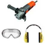 Black+Decker 900W Winkelschleifer BEG220, 125 mm Scheiben-ø