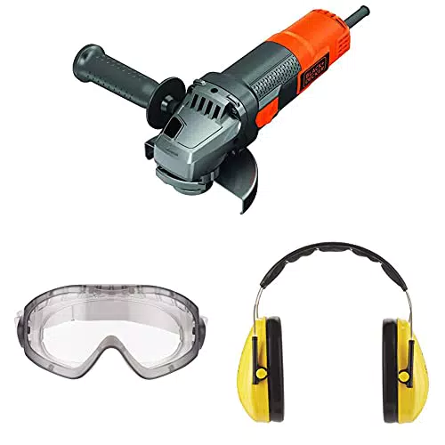 Black+Decker 900W Winkelschleifer BEG220, 125 mm Scheiben-ø