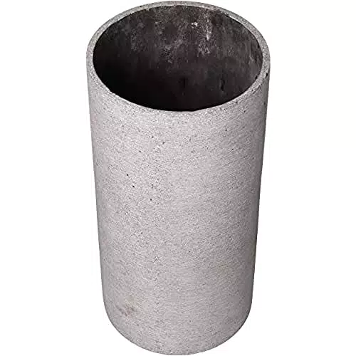 blomus -COLUNA- Vase L aus Polystone, dunkelgrau, puristische Beton-Optik