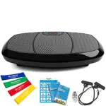 Bluefin Fitness Dual-Motor 3D Vibrationsplatte, Extra Große Anti-Rutsch-Oberfläche