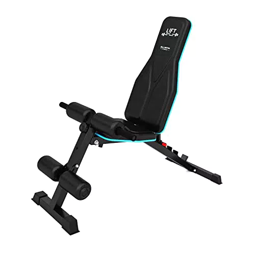 Bluefin Fitness Weight Bench Adjustable, Easily Switch Between Incline Decline Bench Exercises
