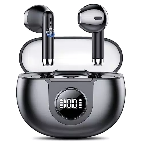 Bluetooth Kopfhörer, in Ear Kopfhörer Bluetooth mit LED Anzeige
