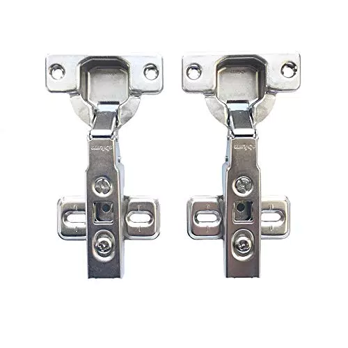 Blum Clip Top 100 Grad Eckanschlag Standardscharnier 71M2550 Ohne BLUMOTION Küchenschrank Schranktür Scharniere Voll Vorliegend Montageplatte Made in Österreich 2 Stück