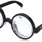 Boland 00371 - Brille Nerd, schwarz, Hornbrille, sympathischer Streber