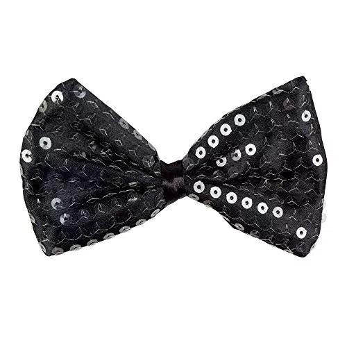 Boland - Fliege mit Pailletten, Accessoire, Disco, Party