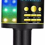 BONAOK Magic Karaoke Microphone, Upgraded Wireless Bluetooth Microphone Singing Recording