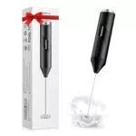 Bonsenkitchen Elektrische Milchaufschäumer, Handheld Milchschäumer Stab für Kaffee