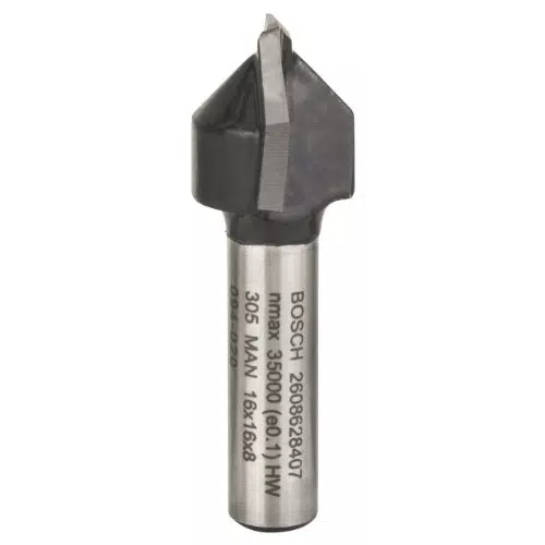 Bosch Accessories Bosch Professional Zubehör 2608 628 407 V-Nutfräser 8 mm