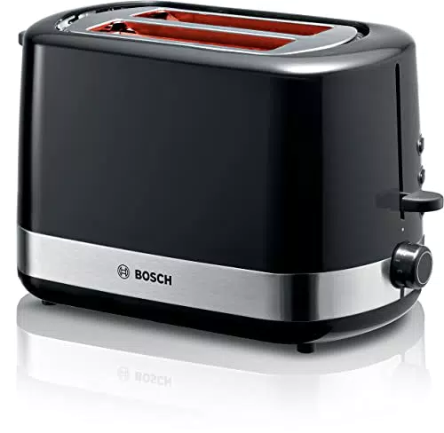 Bosch Kompakt Toaster TAT6A513, integrierter Brötchenaufsatz