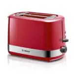 Bosch Kompakt Toaster TAT6A514, integrierter Edelstahl-Brötchenaufsatz
