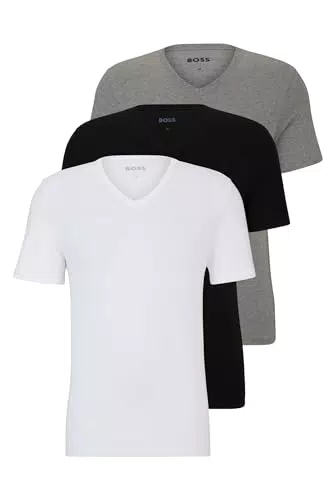BOSS Herren T-Shirt Vn 3p Co T-Shirt, Assorted-Pre-Pack