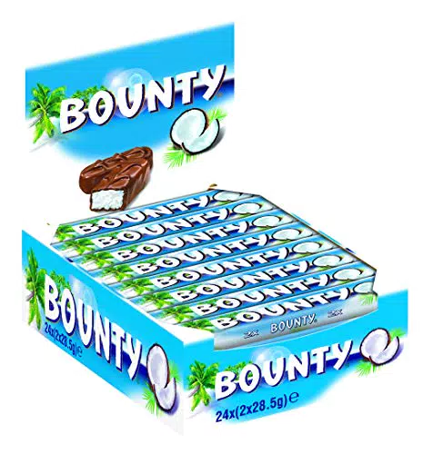 Bounty Schokoriegel, Kokos und Schokolade Geschmack