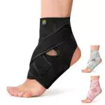 Bracoo FS10 Sprunggelenkbandage 1 Pcs, Professionelle Knöchelbandage für Damen/Männer Kompressionssocken Fußbandage für Plantarfasziitis