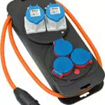Brennenstuhl CEE 230V Camping Stromverteiler mit Schutzkontakt-Stecker