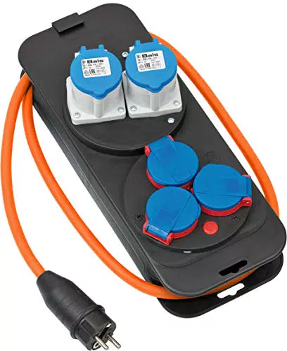 Brennenstuhl CEE 230V Camping Stromverteiler mit Schutzkontakt-Stecker