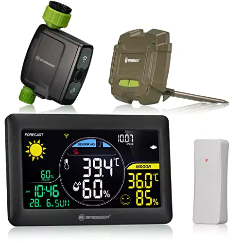 Bresser Bewässerungssystem Smart Garden inkl. Bewässerungscomputer mit WLAN