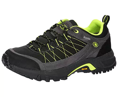 Brütting Unisex Mount Egmont Traillaufschuhe, schwarz/grau/Lemon