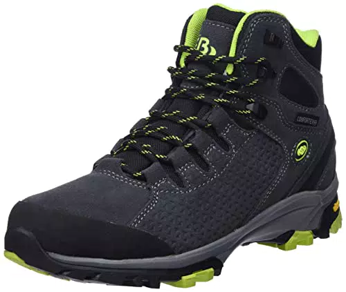 Brütting Unisex Mount Trish High Cross-Laufschuhe, anthrazit/Lemon