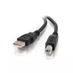 C2G 1M USB-Druckerkabel, USB 2.0 A-auf-B-Kabel. Kompatibel mit Druckern und Scannern von HP