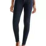 C&A Damen 5-Pocket Jeans Skinny Mid Rise/Mid Waist Stretch|Baumwolle|Denim|Lycra Jeans-dunkelblau 44 S-L-R