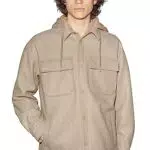 C&A Herren Jacke Relaxed Fit Polyester hellbeige