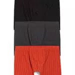C&A Herren Trunk Unterwäsche 3er Pack|Multipack Baumwolle|Stretch Bedruckt dunkelorange