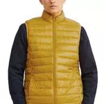 C&A Herren Weste Regular Fit Nylon|Polyester gelb