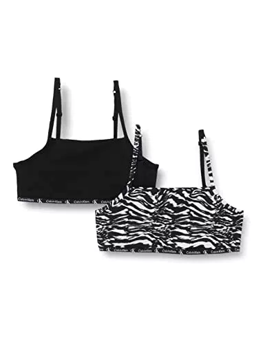 Calvin Klein Damen 2er Pack BH Bralettes Stretch, Mehrfarbig
