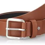 Calvin Klein Herren Gürtel Ck Concise 3.5 cm Ledergürtel