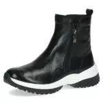CAPRICE Damen Stiefeletten ohne Absatz Airmotion aus Leder Wasserabweisend Weite G