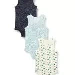 Care Body Baby Ärmellos, 3er Pack Frosty Spruce, 50