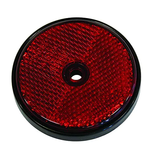 Carpoint 0413961 Reklektor Rund 70 mm 2 Stück, rot