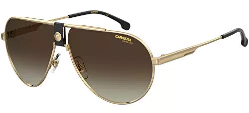 Carrera 1033/S Gold Black/Brown Shaded 63/11/140 Herren Sonnenbrillen