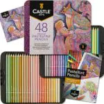 Castle Art Supplies Pastellstifte-Set, 48 Farben in sanften