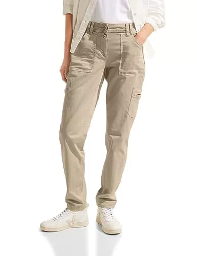 Cecil Damen B376767 Cargohose, Soft Sand beige