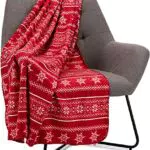 Celebright Weihnachts-Fleece-Überwurf, groß, 127 x 152 cm