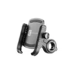 cellularline, Rider Steel - Universal, Smartphone-Lenkerhalterung aus Aluminium für Motorrad und Fahrrad - Universal für alle Handys - Schwarz