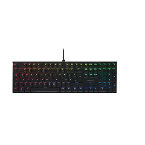 CHERRY MX 10.0N RGB, Deutsches Layout, QWERTZ, kabelgebundene Tastatur