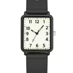 CIVO Kinderuhr Jungen Mädchen Analog Wasserdicht Kinder Armbanduhr Schwarz Rechteckig Leuchtende Quarz Uhr Geschenke 5-12 Jahre