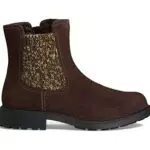 Clarks Damen Opal Sky Fashion Boot, Dark Brown Suede