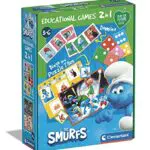 Clementoni - 18285 - Educational Games - 2 in 1 The Smurfs - Lernspiele Ab 3 Jahren